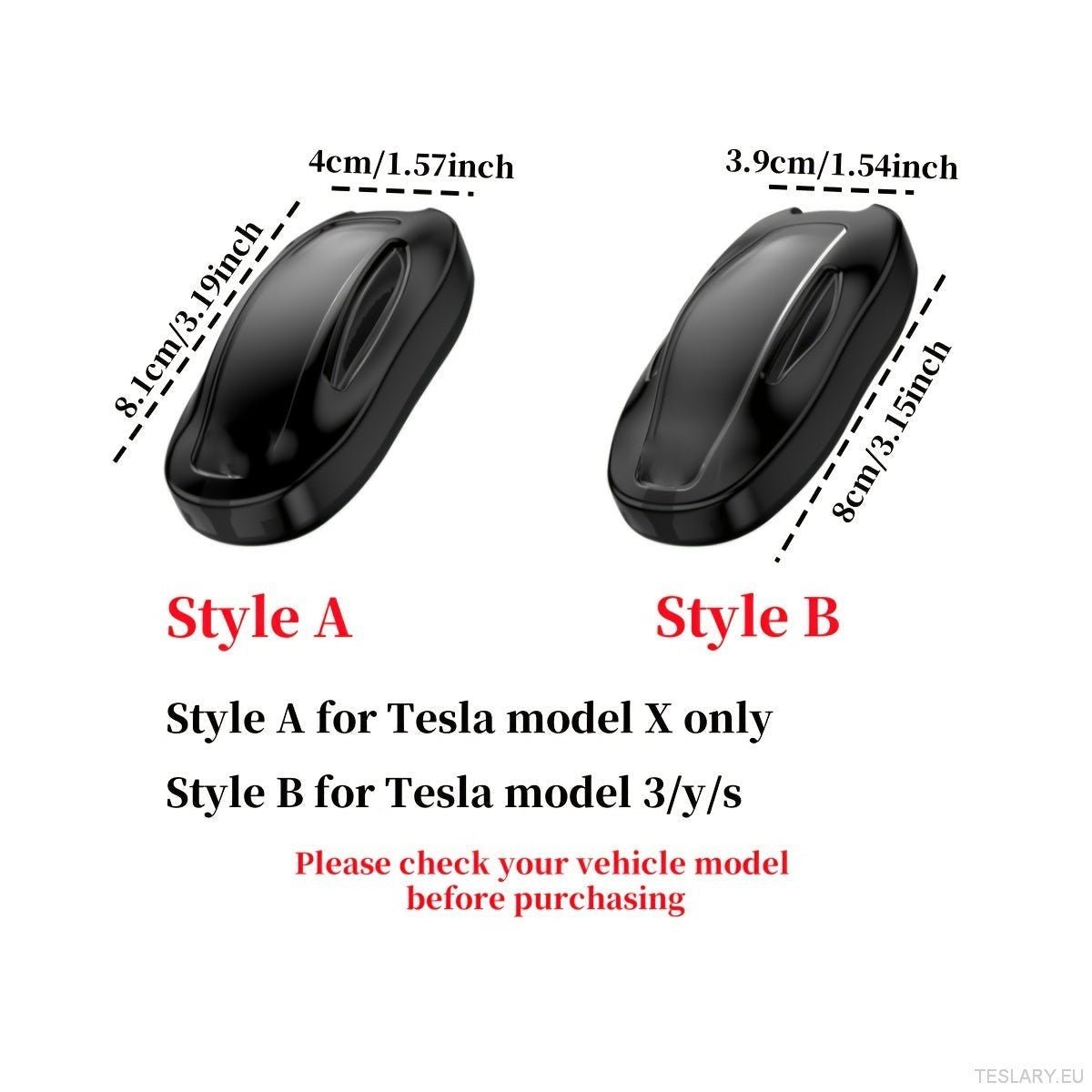 Premium Alloy Tesla Key Case Protection Black - TESLARY Tesla Shop Accessories Europe Nederlands Dublin Cork Ireland Deutschland Espana Alicante France Italia