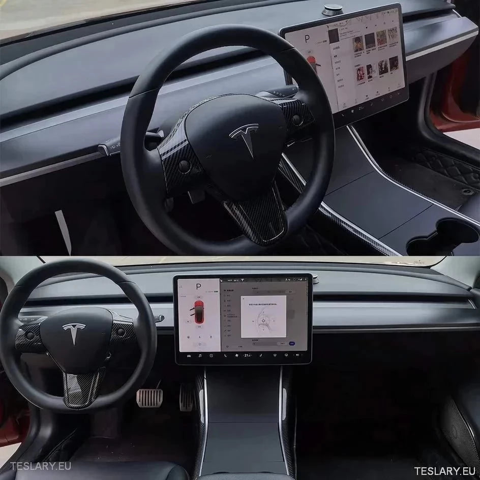 Premium Dashboard -omslag för Tesla 3/Y