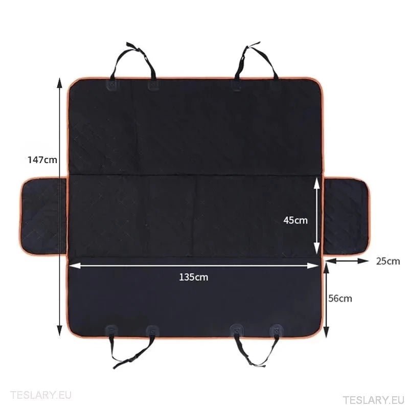 Premium Dog Car Seat Cover for Back Seat Suitable for Tesla 3 , Y & S - TESLARY Tesla Shop Accessories Europe Nederlands Ireland Deutschland Espana Alicante France Italia