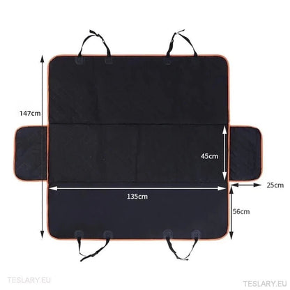 Premium Dog Car Seat Cover for Back Seat Suitable for Tesla 3 , Y & S - TESLARY Tesla Shop Accessories Europe Nederlands Ireland Deutschland Espana Alicante France Italia