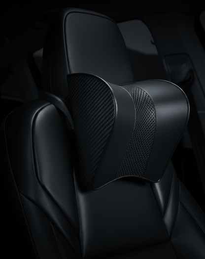 Premium Headrest Pillow with Support for Neck for Tesla Model 3 , Y , Highland & Juniper - TESLARY Tesla Shop Accessories Europe Nederlands Dublin Cork Ireland Deutschland Espana Alicante France Italia