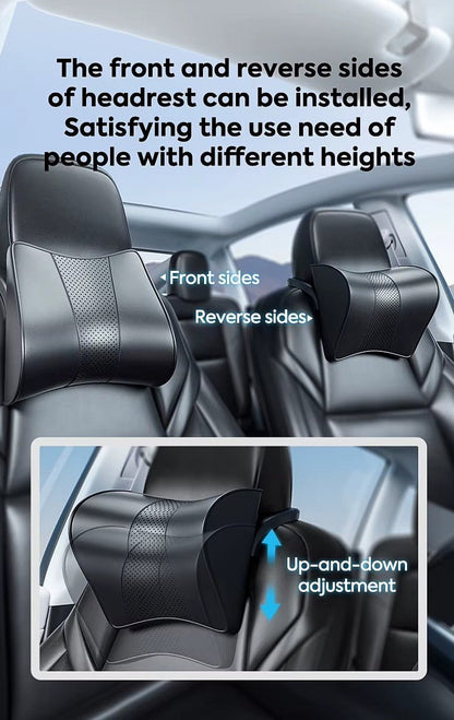 Premium Headrest Pillow with Support for Neck for Tesla Model 3 , Y , Highland & Juniper - TESLARY Tesla Shop Accessories Europe Nederlands Dublin Cork Ireland Deutschland Espana Alicante France Italia