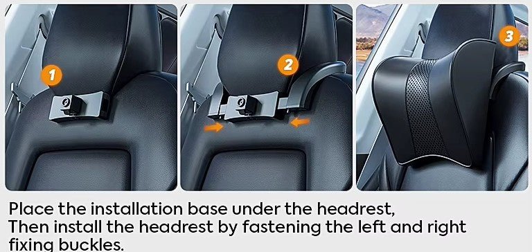 Premium Headrest Pillow with Support for Neck for Tesla Model 3 , Y , Highland & Juniper - TESLARY Tesla Shop Accessories Europe Nederlands Dublin Cork Ireland Deutschland Espana Alicante France Italia