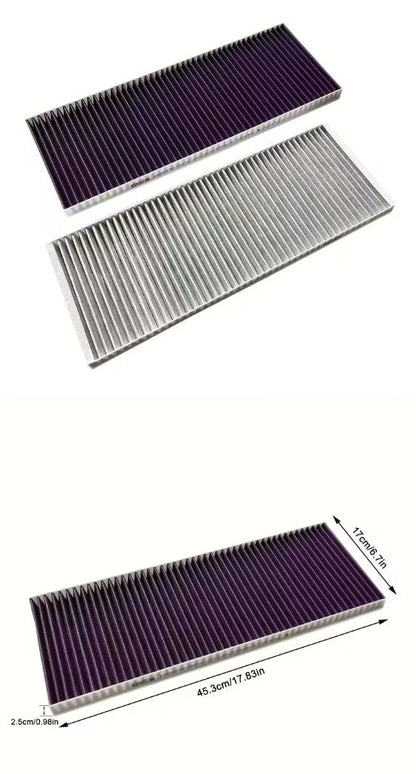 Premium Replacement HEPA & CARBON Filters for Tesla Model Y 1658376-00-A , 1658375-00-B , 1896189-00-A - Car Air Purifier Filter - 99% Efficiency, 0.3 Micron, Captures Dust, Allergens & Odors - TESLARY Tesla Shop Accessories Europe Nederlands Dublin Cork Ireland Deutschland Espana Alicante France Italia