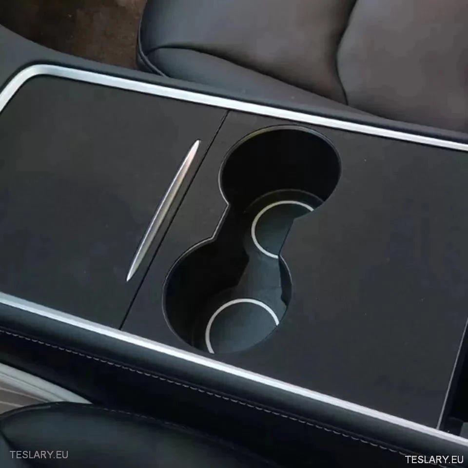 Premium Suede Centre Console Cover for Tesla 3/Y - TESLARY Tesla Shop Accessories Europe Nederlands Dublin Cork Ireland Deutschland Espana Alicante France Italia