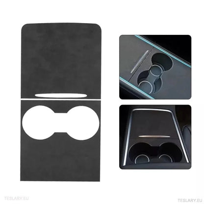 Premium Suede Centre Console Cover for Tesla 3/Y - TESLARY Tesla Shop Accessories Europe Nederlands Ireland Deutschland Espana Alicante France Italia