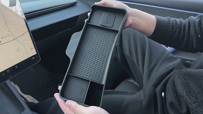 Organisateur de stockage Tesla Model 3+ Highland Dash en gris ou noir