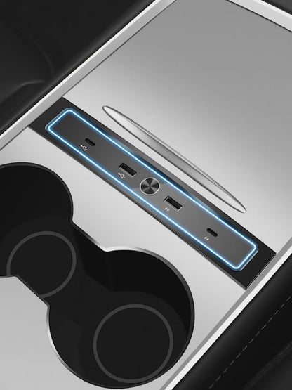 4 in 1 hub di espansione USB per Tesla 3/Y