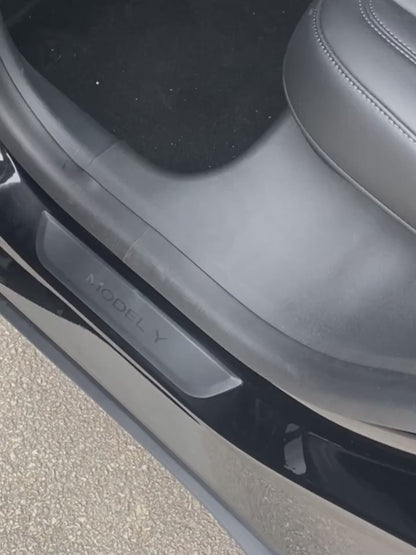 Tesla y achterdeur plastic bescherming dorpels (2 stuks)