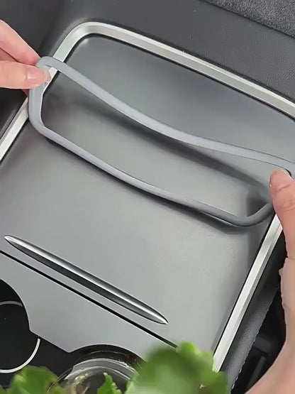 Tesla Model 3/Y Silicone Vista posteriore Specchio a bordo protettivo Cover in bianco, nero, rosa, rosso e grigio