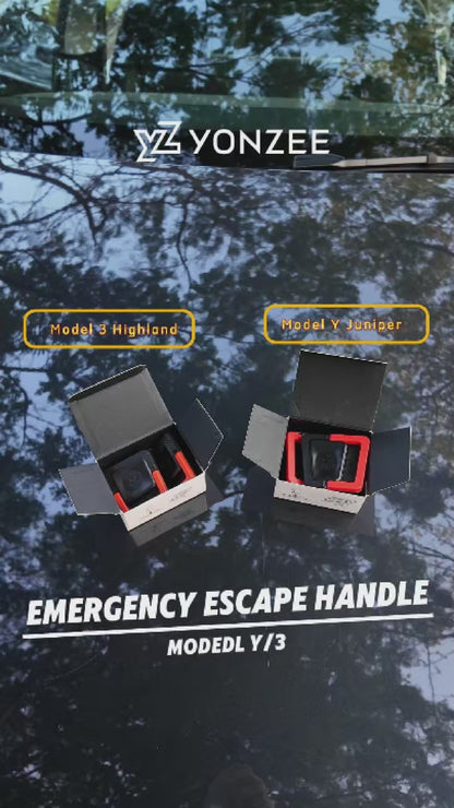 Tesla Model Y Juniper / Model 3 Highland -  Rear Door Emergency Handle - Mechanical Unlock for Switch Pull Rope