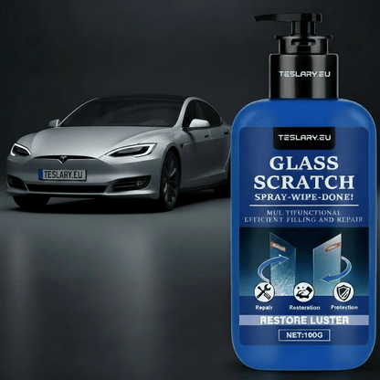 Professional Glass Scratch Wax Restore Clarity Shine Eliminate Scratches Effortlessly for Cars Windows Mirrors More - TESLARY Tesla Shop Accessories Europe Nederlands Dublin Cork Ireland Deutschland Espana Alicante France Italia