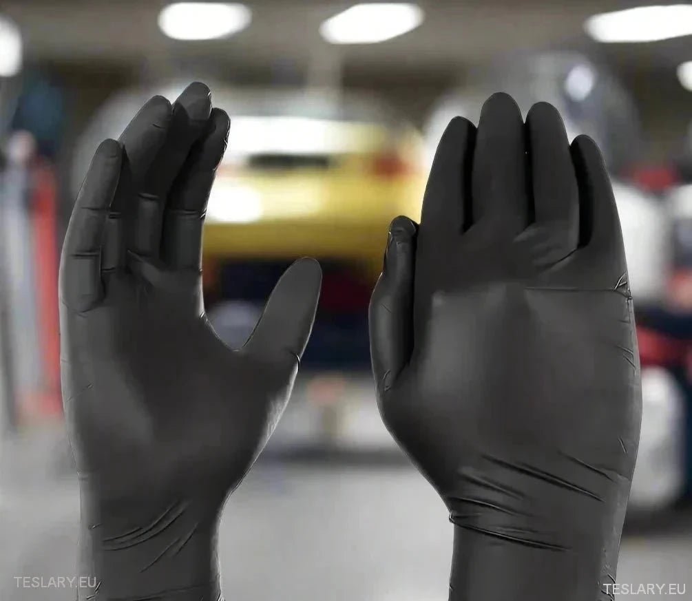 Protective Disposable Nitrile Gloves ( 20 Pairs ) - TESLARY Tesla Shop Accessories Europe Nederlands Ireland Deutschland Espana Alicante France Italia