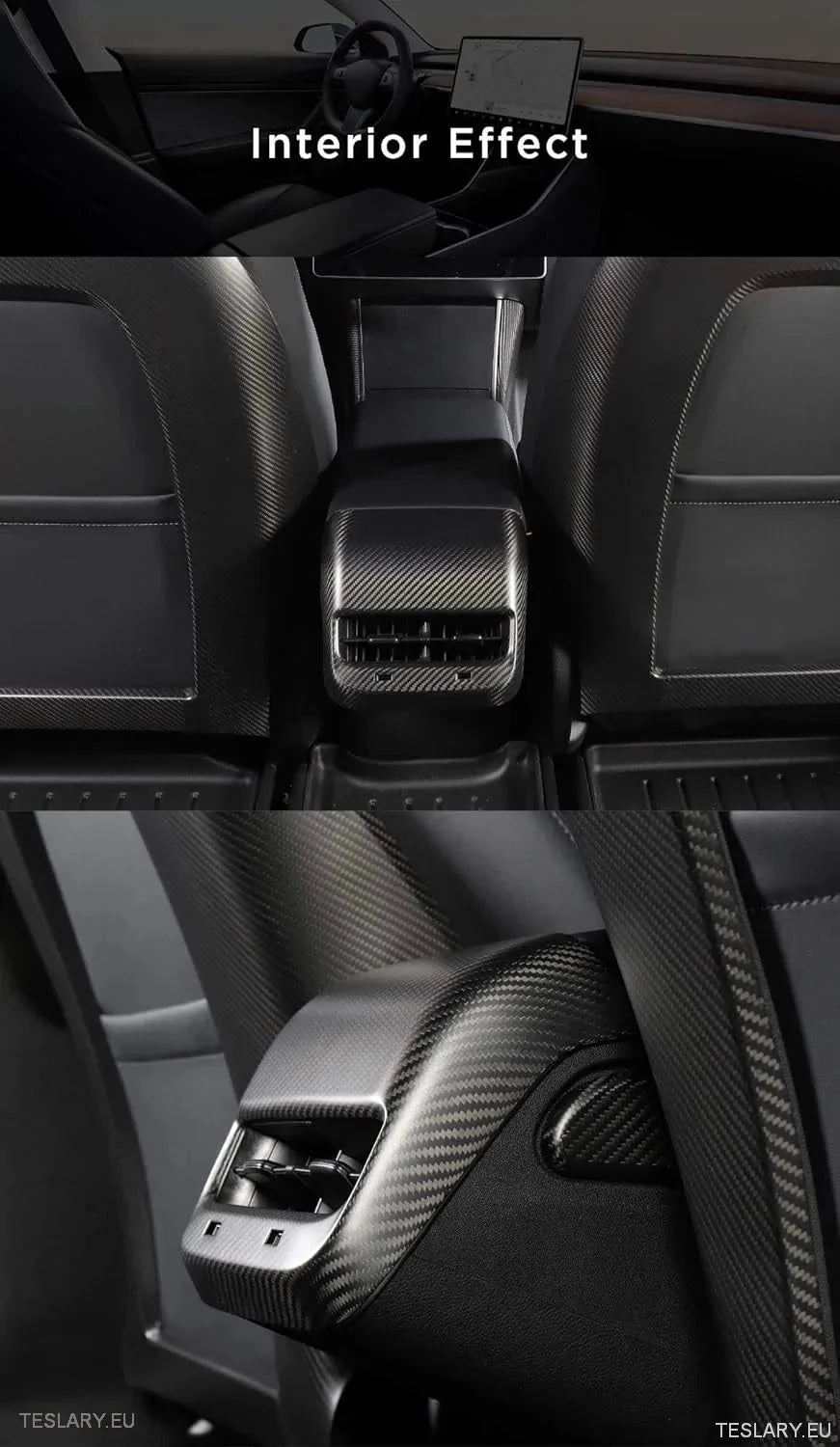 Rear Air Vent Covers for Tesla Model 3/Y - TESLARY Tesla Shop Accessories Europe Nederlands Dublin Cork Ireland Deutschland Espana Alicante France Italia