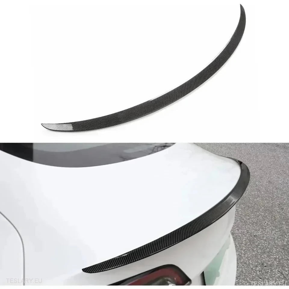 Rear Trunk Spoiler for Tesla Model 3 2019 - 2023 - TESLARY Tesla Shop Accessories Europe Nederlands Dublin Cork Ireland Deutschland Espana Alicante France Italia