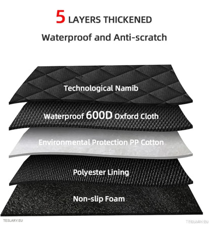 Robust Dog Car Seat Cover for Back Seat Suitable for Tesla Models 3 , Y & S - TESLARY Tesla Shop Accessories Europe Nederlands Ireland Deutschland Espana Alicante France Italia