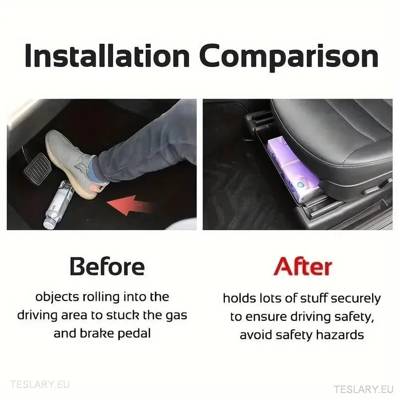 Seat Tray Organisers for Tesla Y - White or Black - TESLARY Tesla Shop Accessories Europe Nederlands Dublin Cork Ireland Deutschland Espana Alicante France Italia