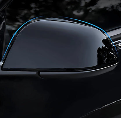Side Rearview Protective Mirror Covers for Tesla Model 3 / Y & Model 3 Highland and Model Y Juniper - TESLARY Tesla Shop Accessories Europe Nederlands Dublin Cork Ireland Deutschland Espana Alicante France Italia