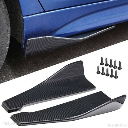 Side Skirt Carbon Fiber Body Trim ( Universal ) - TESLARY Tesla Shop Accessories Europe Nederlands Ireland Deutschland Espana Alicante France Italia