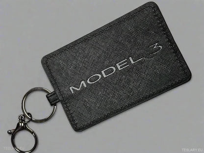 Модерен ключов калъф с лого на Tesla Model 3