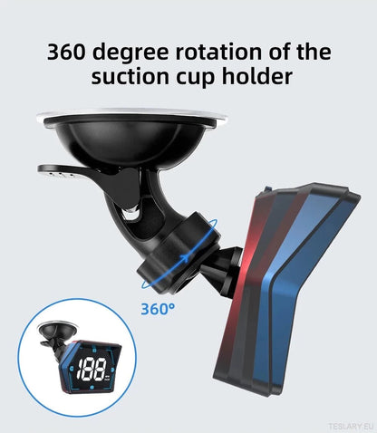 SmartDrive 2024: Advanced Car HUD with GPS & Safety Alerts - TESLARY Tesla Shop Accessories Europe Nederlands Dublin Cork Ireland Deutschland Espana Alicante France Italia