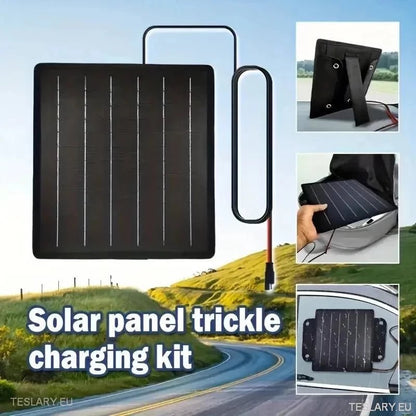 Solar Trickle Charger for Tesla EV 12 Volt Battery - TESLARY Tesla Shop Accessories Europe Nederlands Dublin Cork Ireland Deutschland Espana Alicante France Italia