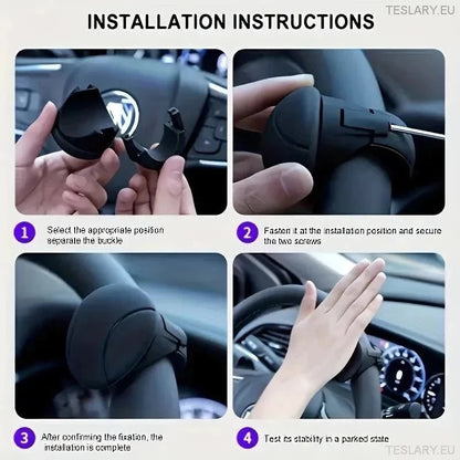 Steering Wheel Non Slip Single Hand Control Booster for Tesla Y S X 3 - TESLARY Tesla Shop Accessories Europe Nederlands Dublin Cork Ireland Deutschland Espana Alicante France Italia