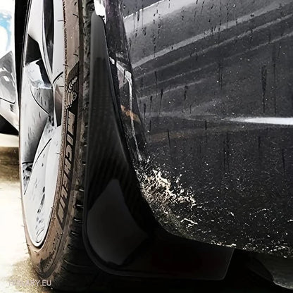 Tesla Model 3 & Highland Carbon Fiber Style Mud Flaps ( 4 Pieces ) - Tesla Shop Europe - TESLARY.IE Ireland - France boutique- Deutschland Geschäft- España comercio - Nederland winkel- TESLARY.IE