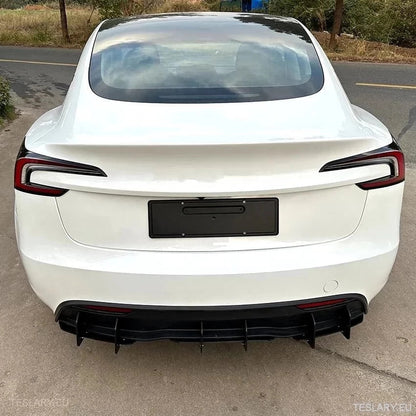 Tesla 3 Highland Rear Bumper Diffuser Body Kit - TESLARY Tesla Shop Accessories Europe Nederlands Dublin Cork Ireland Deutschland Espana Alicante France Italia