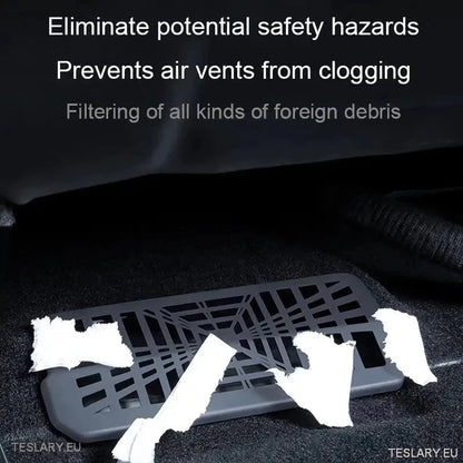 Tesla 3 Highland Under Seat Air Outlet Cover Plaid Style ( 2 Pieces ) - TESLARY Tesla Shop Accessories Europe Nederlands Ireland Deutschland Espana Alicante France Italia