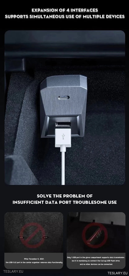 Tesla 3/Y Luvas Docking Station (somente unidade à mão esquerda)