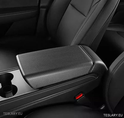 Tesla 3/Y Central Armrest Cover ABS - TESLARY Tesla Shop Accessories Europe Nederlands Ireland Deutschland Espana Alicante France Italia