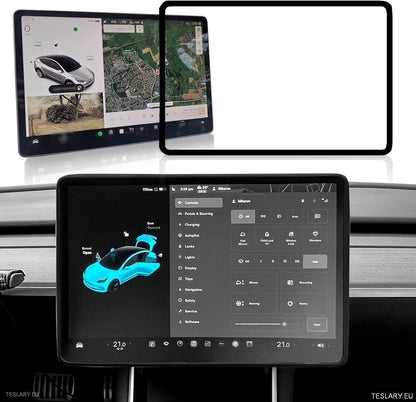 Tesla 3/Y Central Screen Silicon Edge Protector - TESLARY Tesla Shop Accessories Europe Nederlands Ireland Deutschland Espana Alicante France Italia
