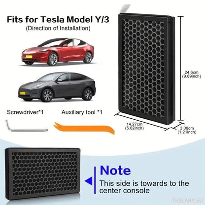 Tesla Model 3/Y Passenger Air Filter Replacement Kit (båda filter)