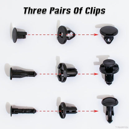Tesla Body Internal and External Fixer Fastener Clip Pack 70 Pieces - TESLARY Tesla Shop Accessories Europe Nederlands Dublin Cork Ireland Deutschland Espana Alicante France Italia