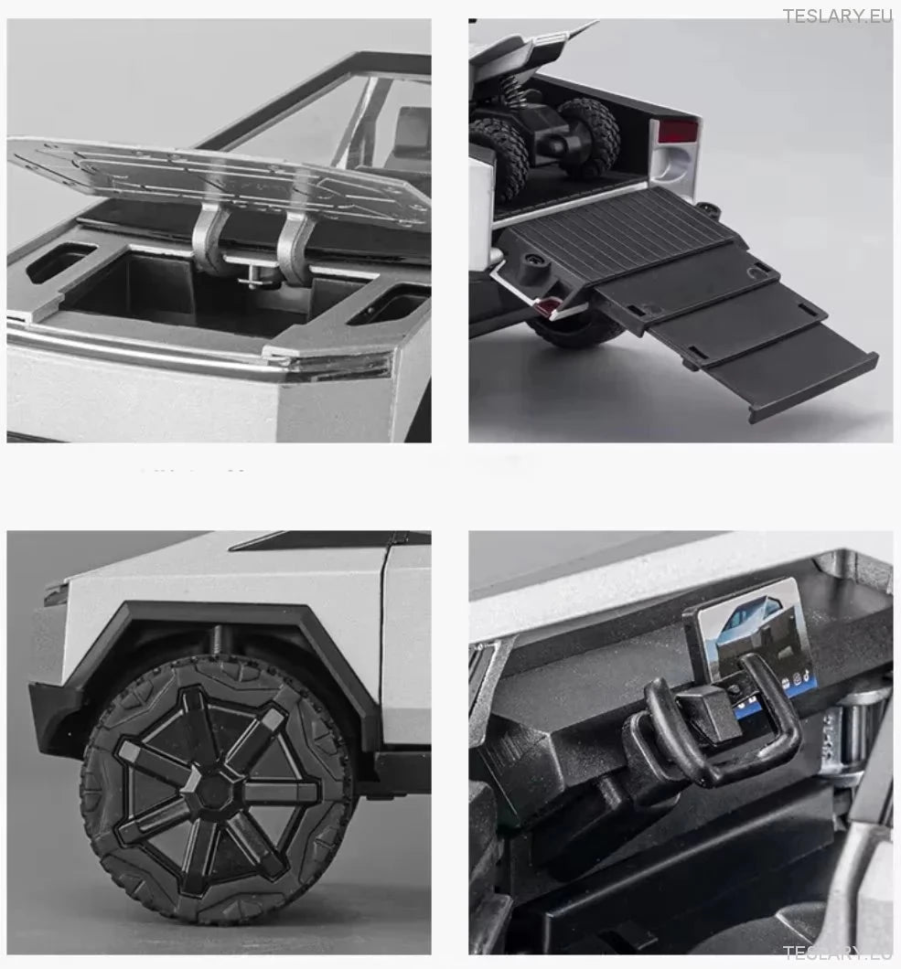 Tesla Cybertruck Model Car 1:24 Nieoficjalna wersja