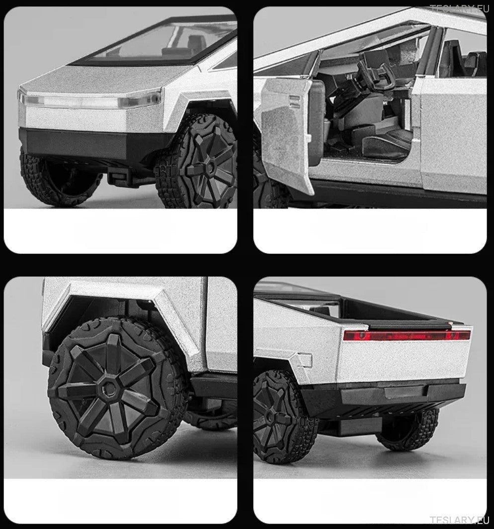 Tesla Cybertruck Model Car 1:36 Unofficial Version - TESLARY Tesla Shop Accessories Europe Nederlands Ireland Deutschland Espana Alicante France Italia