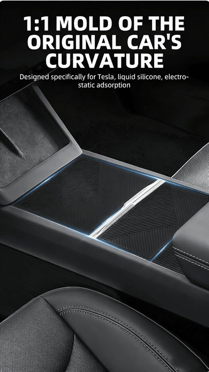 Tesla for Model Y Juniper/Launch 2025 Silicone Center Console Protector, Anti-Slip and Wear-Resistant Dashboard Cover, Car Interior Accessory, Vehicle Interior Upgrade - TESLARY Buy Tesla Shop Accessories Europe Nederlands Dublin Cork Ireland Deutschland Espana Iceland Finland France Italia