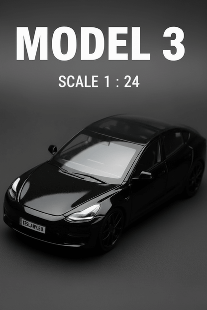Tesla Model 3 Car 1:24 Diecast Model Car 2019 - 2023 Version - TESLARY Tesla Shop Accessories Europe Nederlands Dublin Cork Ireland Deutschland Espana Alicante France Italia