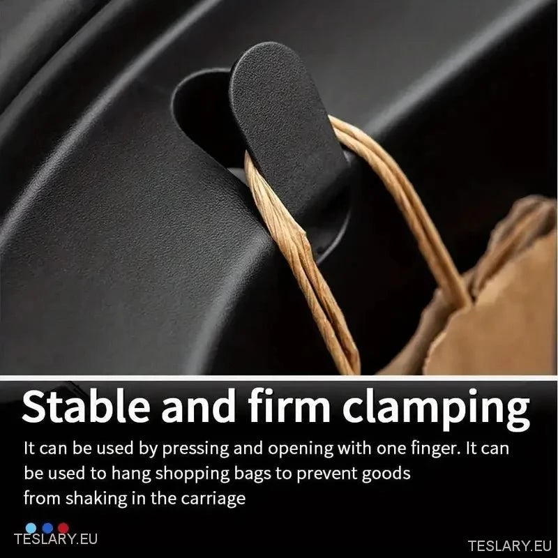 Tesla Model 3 Frunk Hooks - TESLARY Tesla Shop Accessories Europe Nederlands Dublin Cork Ireland Deutschland Espana Alicante France Italia