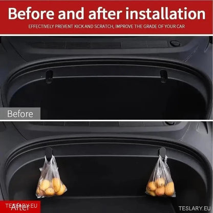 Tesla Model 3 Frunk Hooks - TESLARY Tesla Shop Accessories Europe Nederlands Ireland Deutschland Espana Alicante France Italia