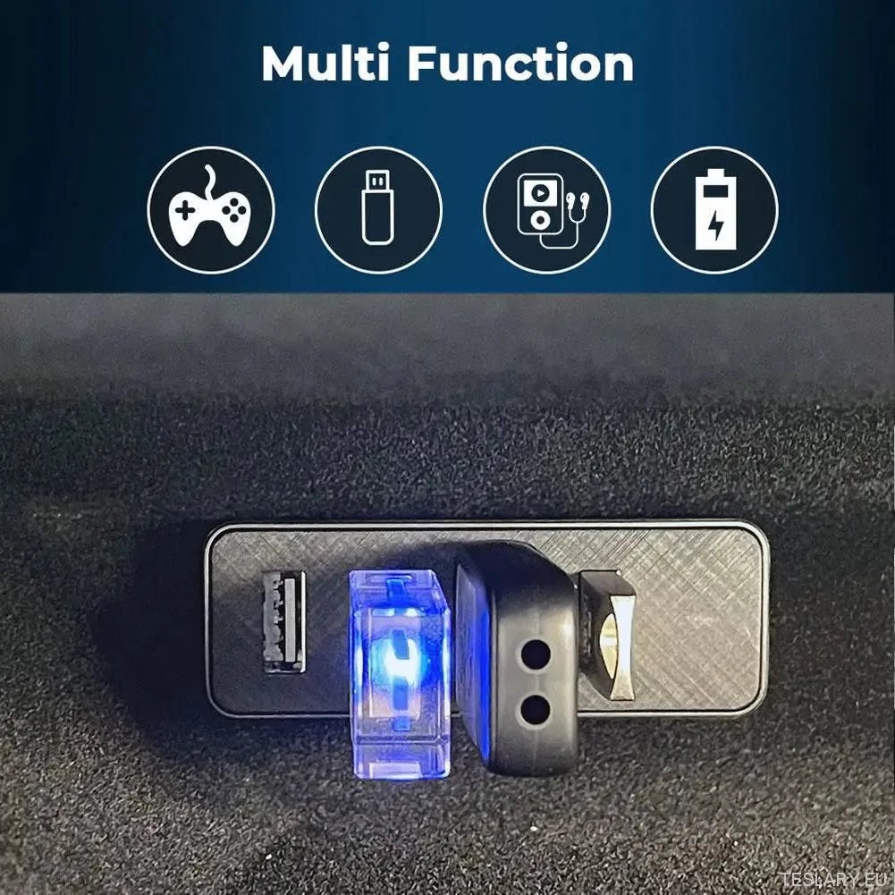 Tesla Model 3 Glove Box USB Hub & Fast Charging Dock - TESLARY Tesla Shop Accessories Europe Nederlands Dublin Cork Ireland Deutschland Espana Alicante France Italia