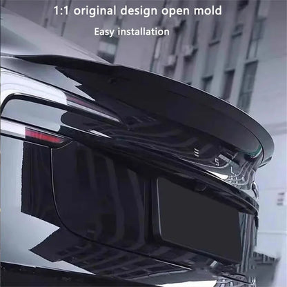Tesla Model 3+ Highland 2024 Onwards 100% Real Carbon Fiber Rear Trunk Spoiler - TESLARY Tesla Shop Accessories Europe Nederlands Dublin Cork Ireland Deutschland Espana Alicante France Italia