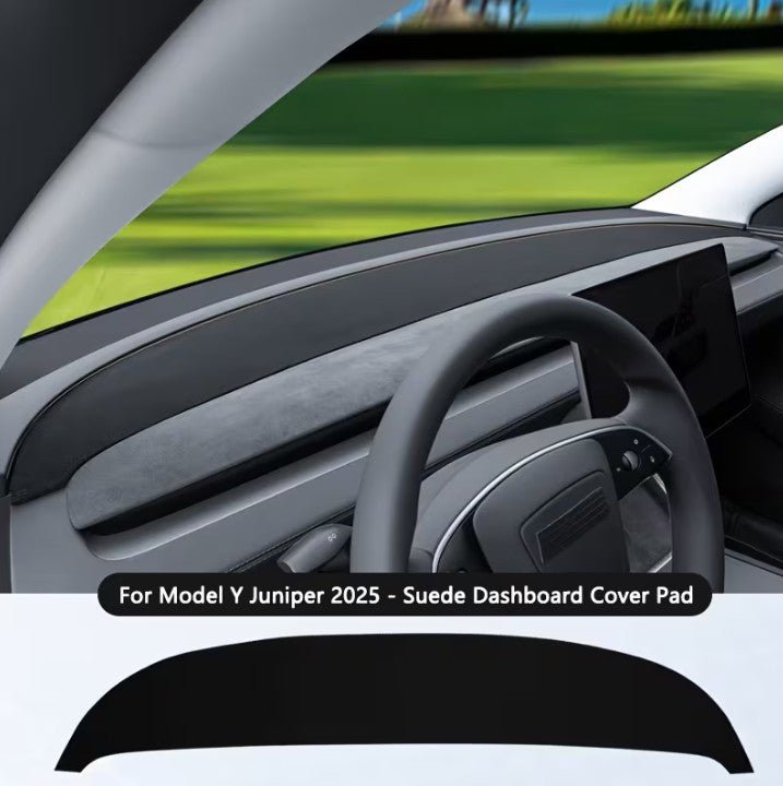 Tesla Model 3+ Highland Anti Glare Dash Cover Mat with Logo - TESLARY Buy Tesla Shop Accessories Europe Nederlands Dublin Cork Ireland Deutschland Espana Iceland Finland France Italia