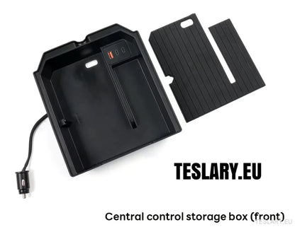 Tesla Model 3+ Highland Center tároló tálcák USB -portokkal