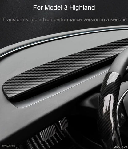 Tesla Model 3 Highland Dashboard Cover Trim - TESLARY Tesla Shop Accessories Europe Nederlands Ireland Deutschland Espana Alicante France Italia