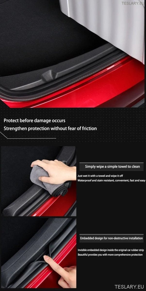 Tesla Model 3+ Highland TPE Trunk Protector - TESLARY Tesla Shop Accessories Europe Nederlands Dublin Cork Ireland Deutschland Espana Alicante France Italia