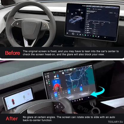 TESLA MODEL 3+ HIGHLAND TILT SWIVEL ROTATE CENTER SCREEN TESLA SHOP ACCESSORIES NEDERLANDS DEUTSCHLAND IRELAND