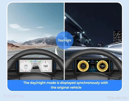 Tesla 3/Y Dash Instrument Panel 6.8" Wide IPS Panel -TESLARY.IE Tesla Shop Europe