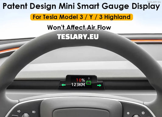 Tesla Model 3/Y/Highland Mini Dash Cluster Instrument Panel